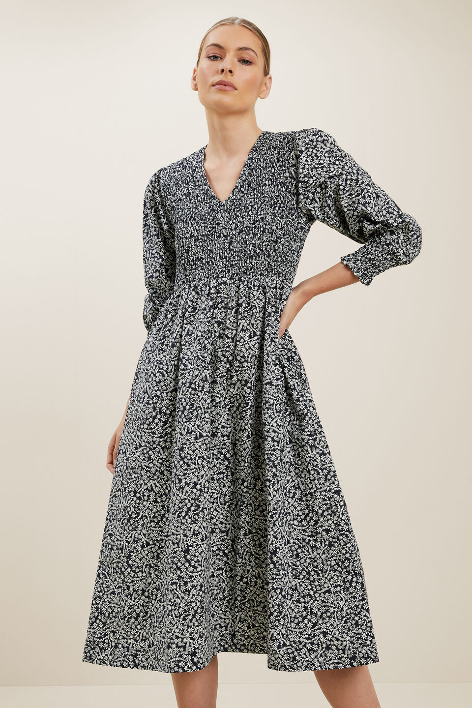 Floral Midi Dress  Ditsy Floral