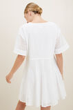 Broderie Mini Dress  Whisper White  hi-res