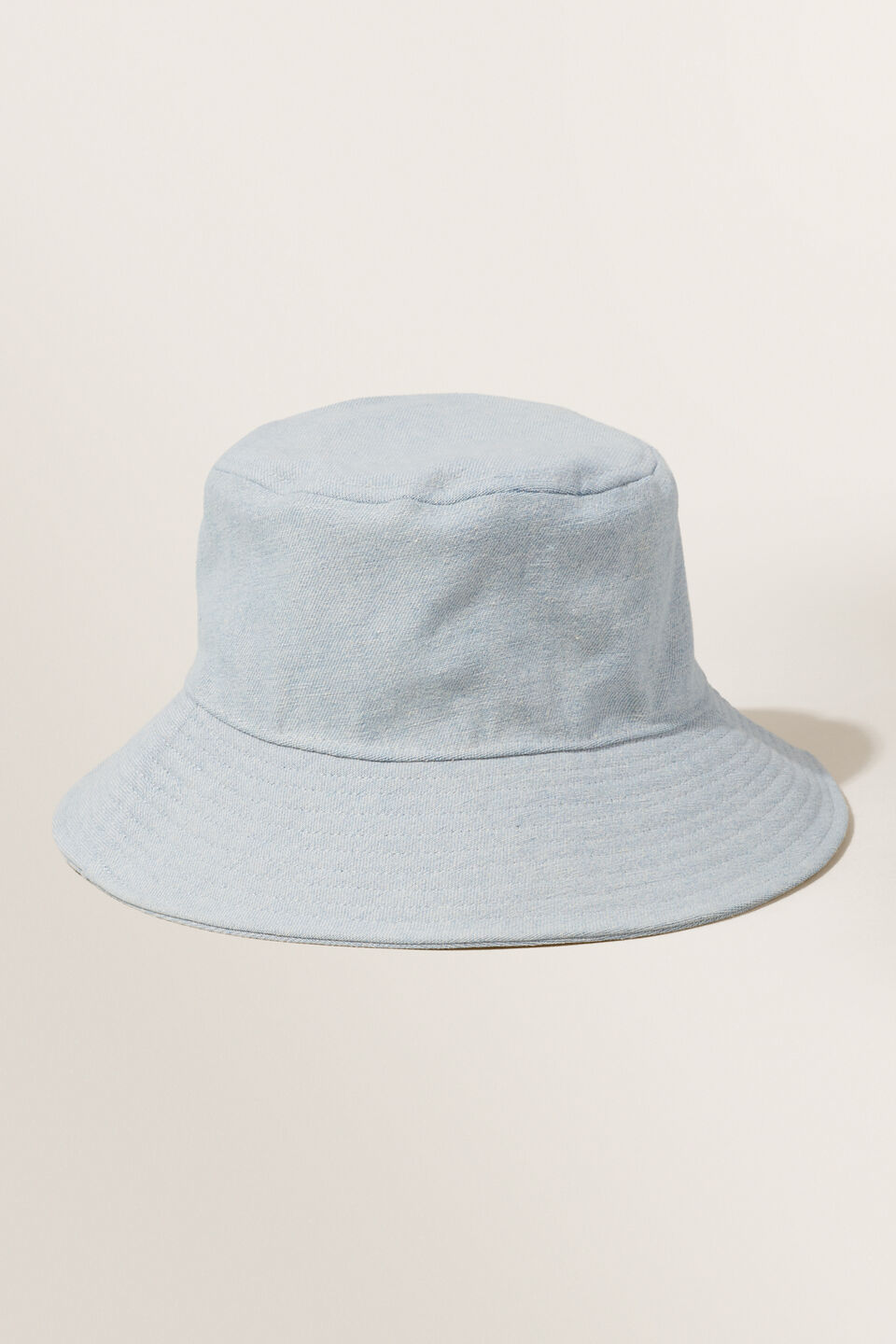 Denim Bucket Hat  Pale Blue Wash