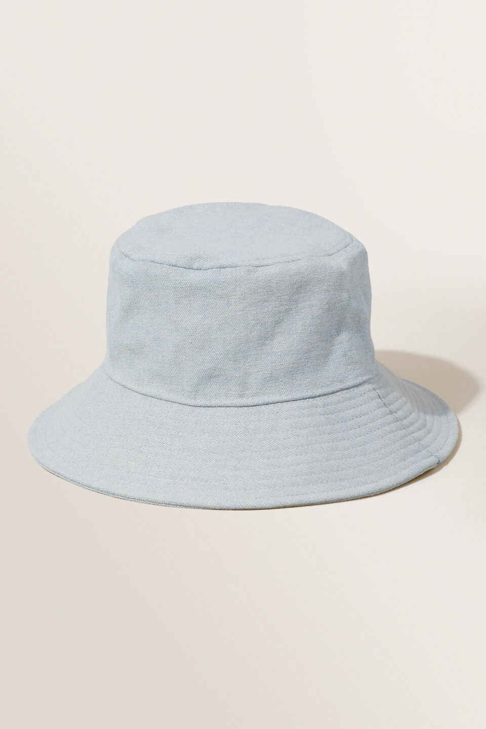 Denim Bucket Hat  Pale Blue Wash