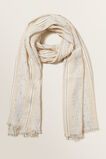 Textured Weave Scarf  Neutral Sand Multi  hi-res