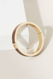 Wood Inlay Bangle  Gold  hi-res