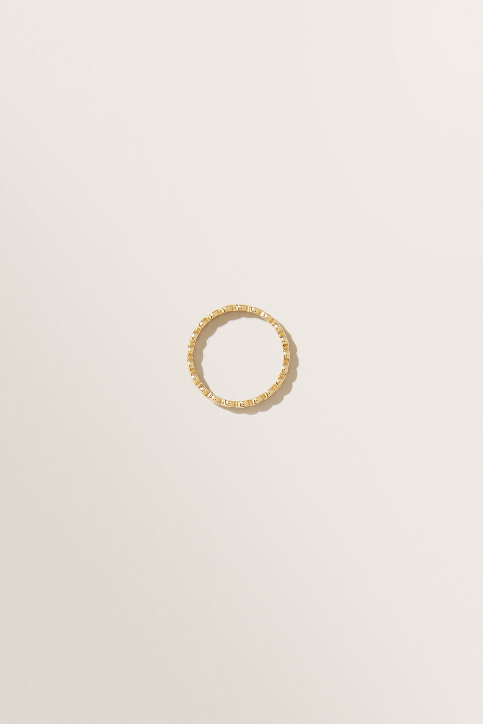 Fine Dot Ring  Gold