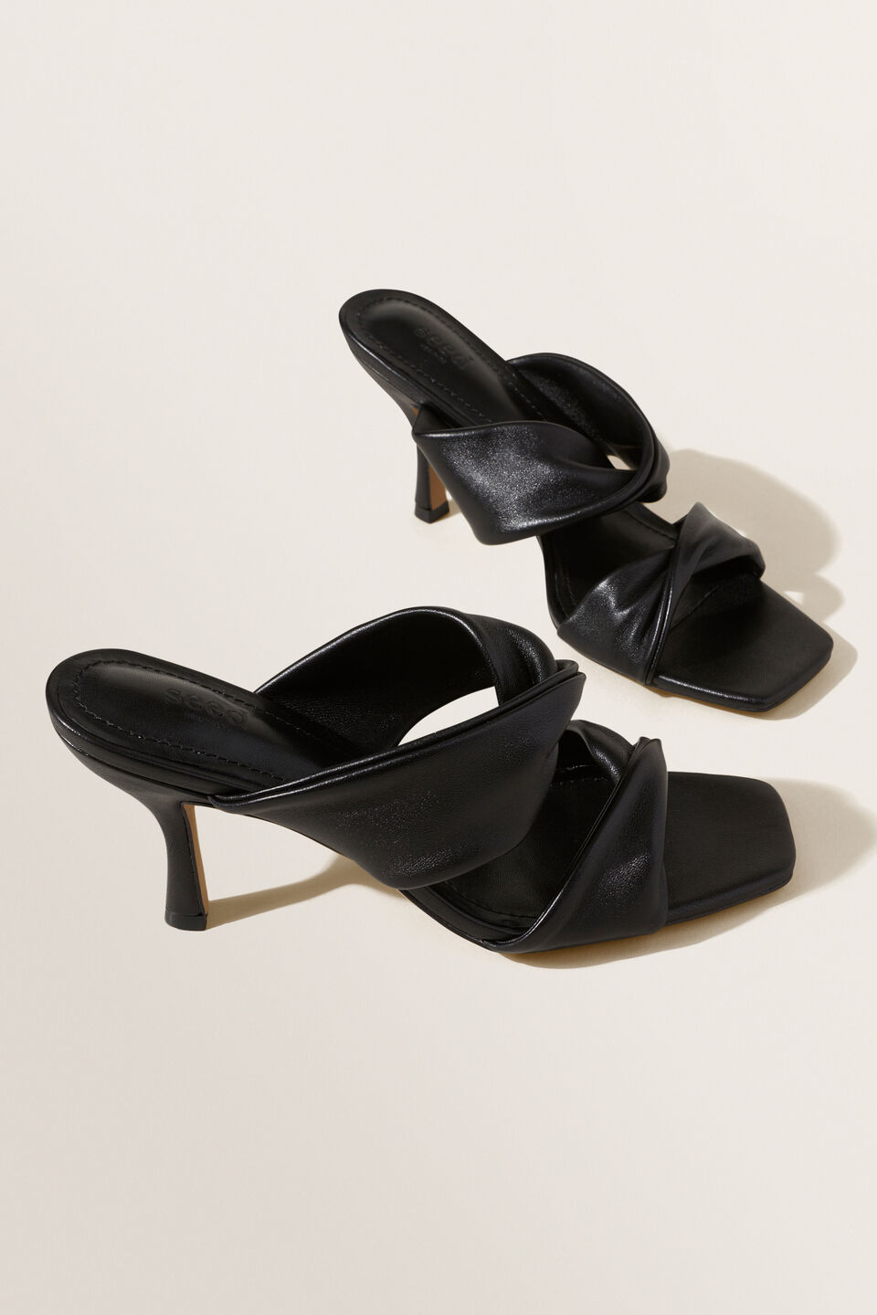 Scarlett Heeled Sandal  Black