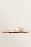 Margot Woven Slide  Gold  hi-res