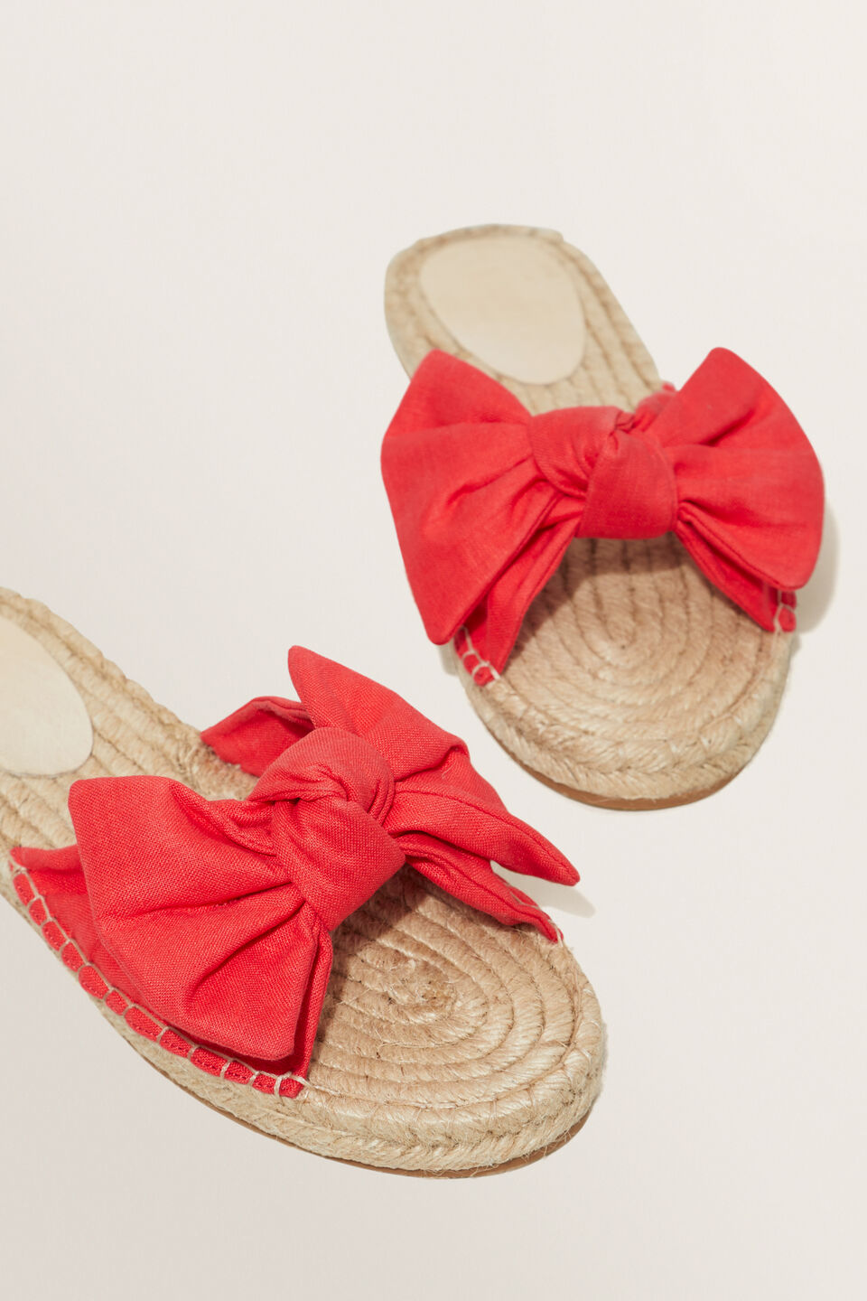 Erin Bow Espadrille  Chilli Red