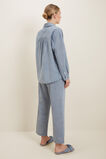 Cotton Sleep Shirt Set  Aegean Chambray  hi-res