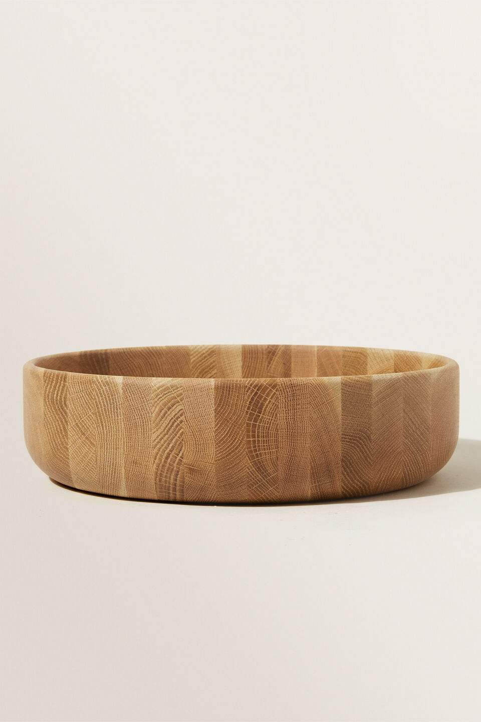 Wood Serving Bowl  Light Oak