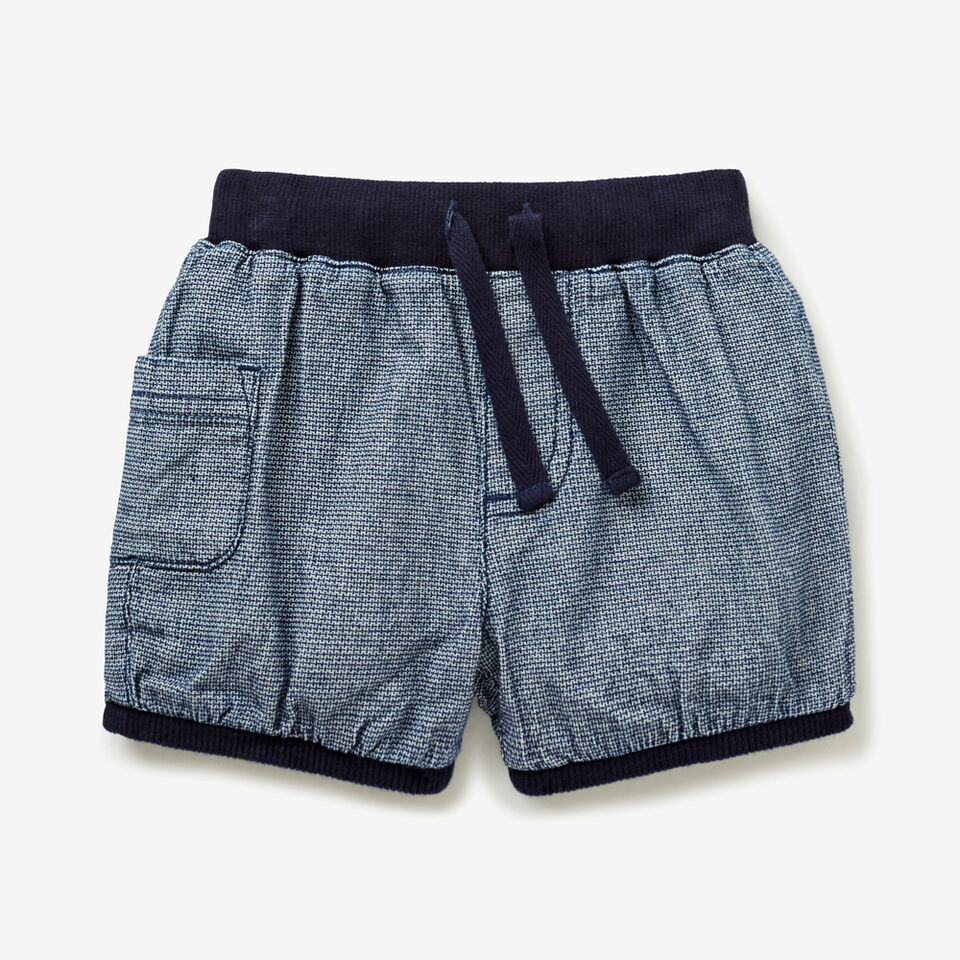 Rib Trim Woven Short  