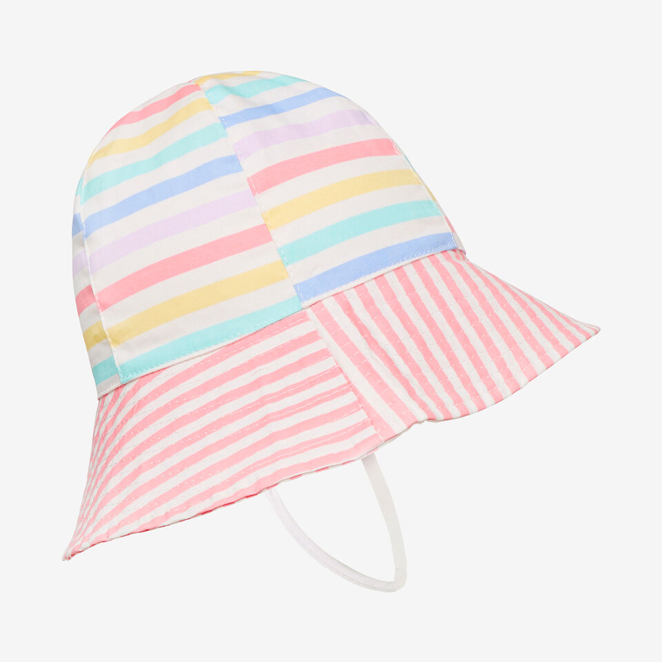 Stripe Sun Hat  