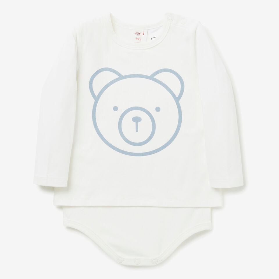 Bear Face Bodysuit  