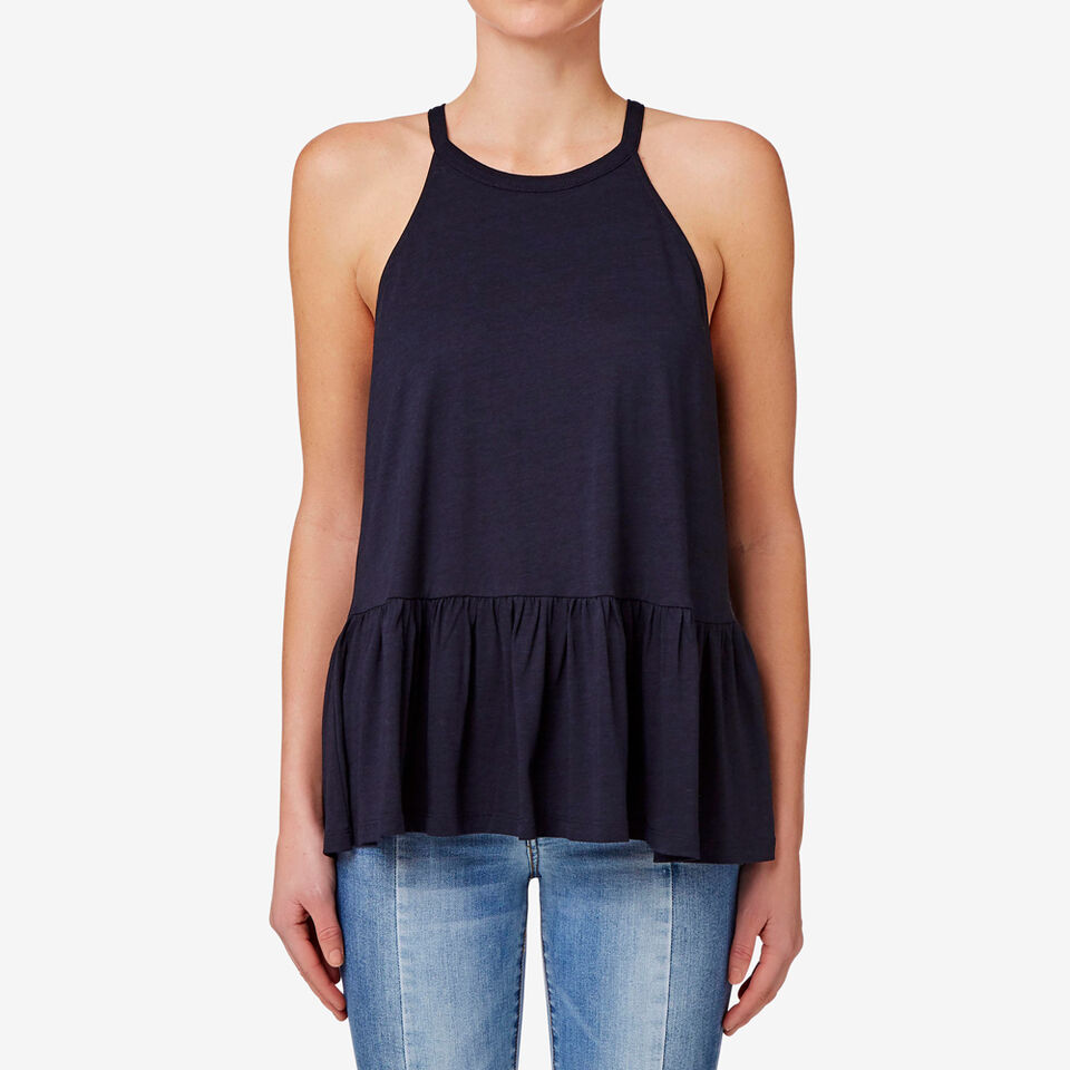 High Neck Floaty Top  