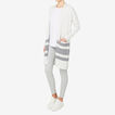 Tonal Colour Block Cardigan    hi-res