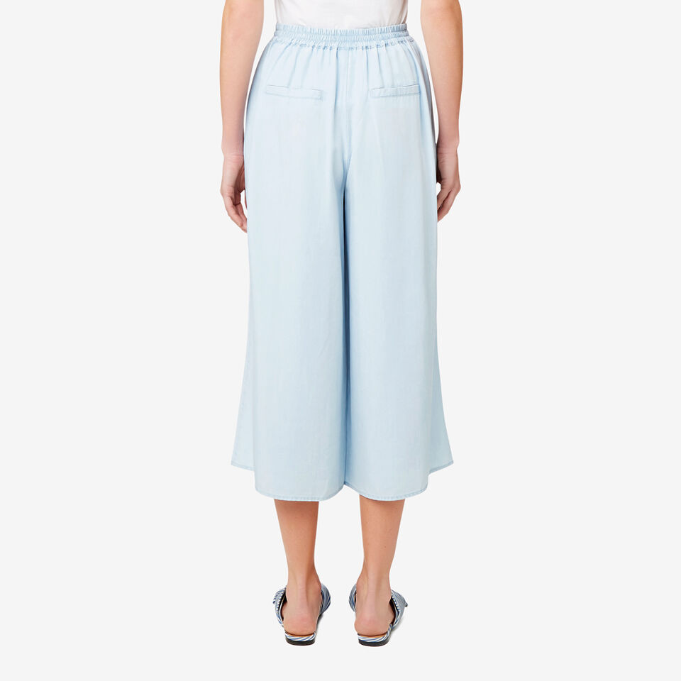 Wide Leg Tencel Pant  