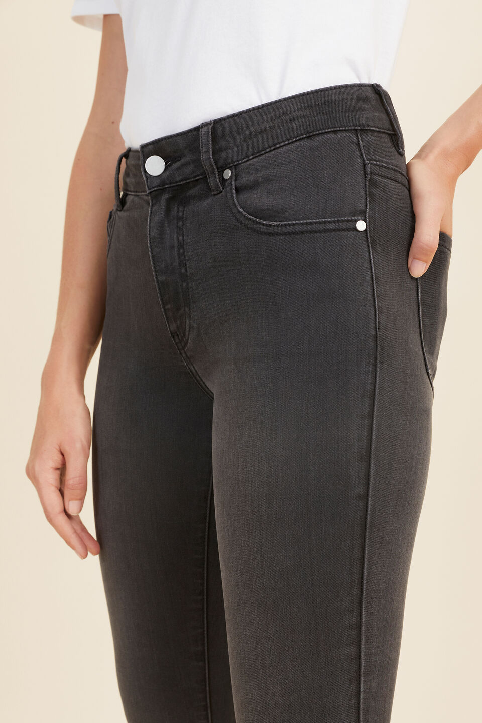 Core Skinny Jean  Charcoal Denim