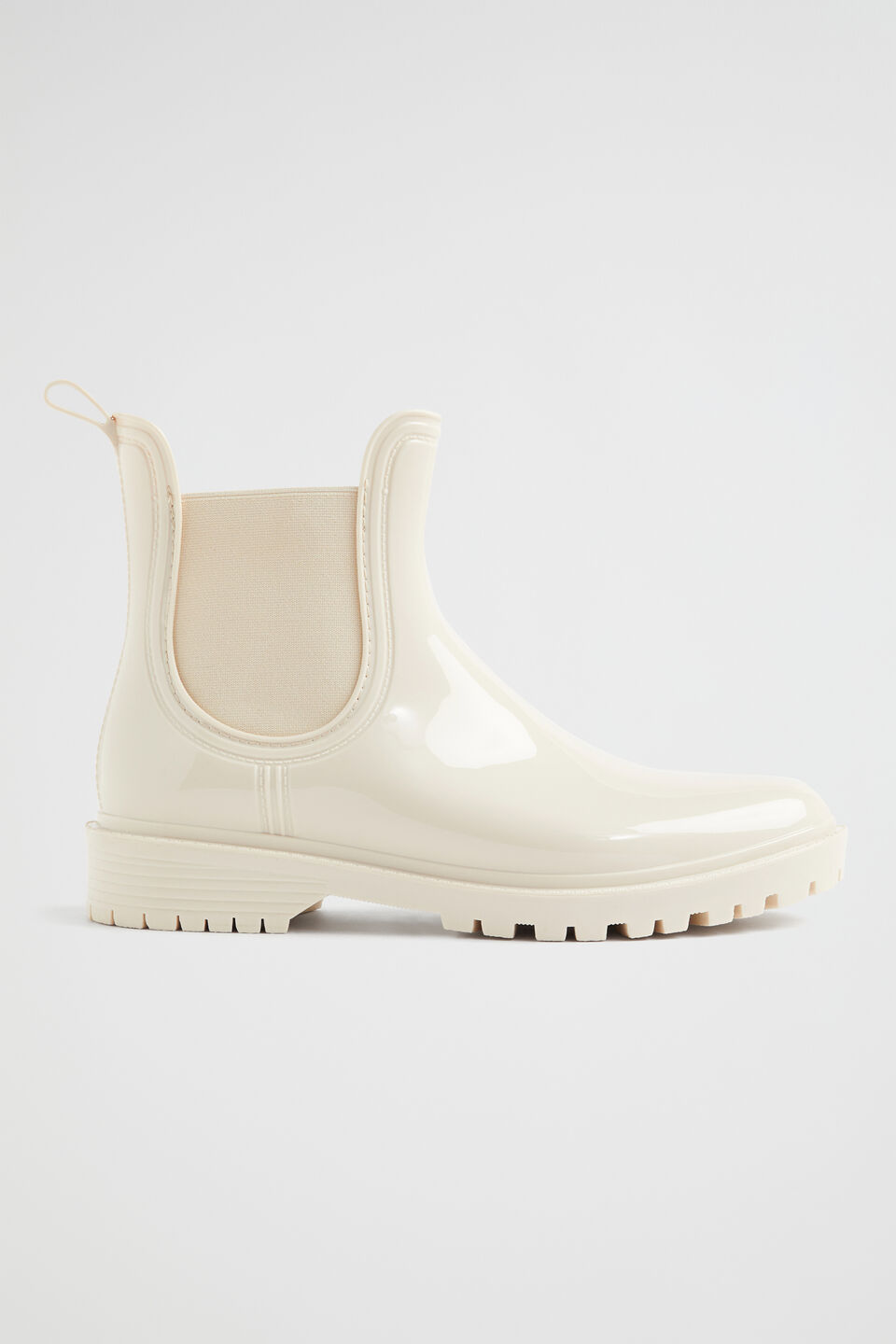 Emily Jelly Ankle Boot  Vanilla