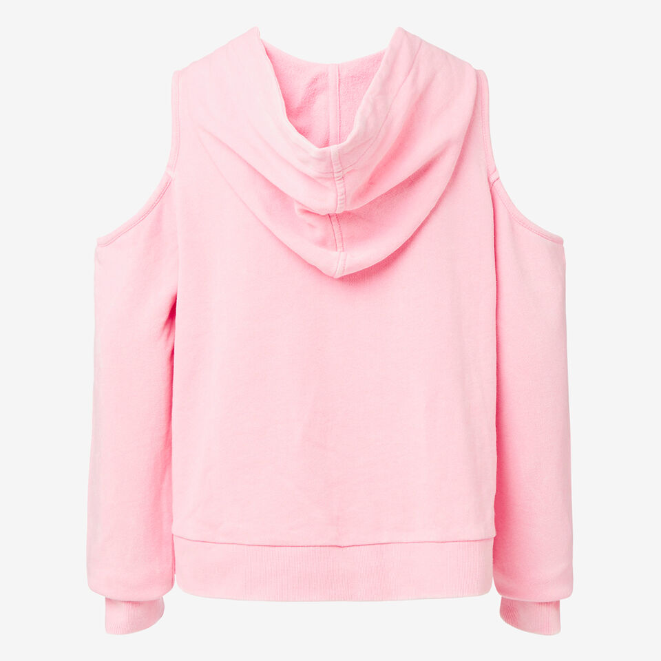 Cold Shoulder Hoodie  