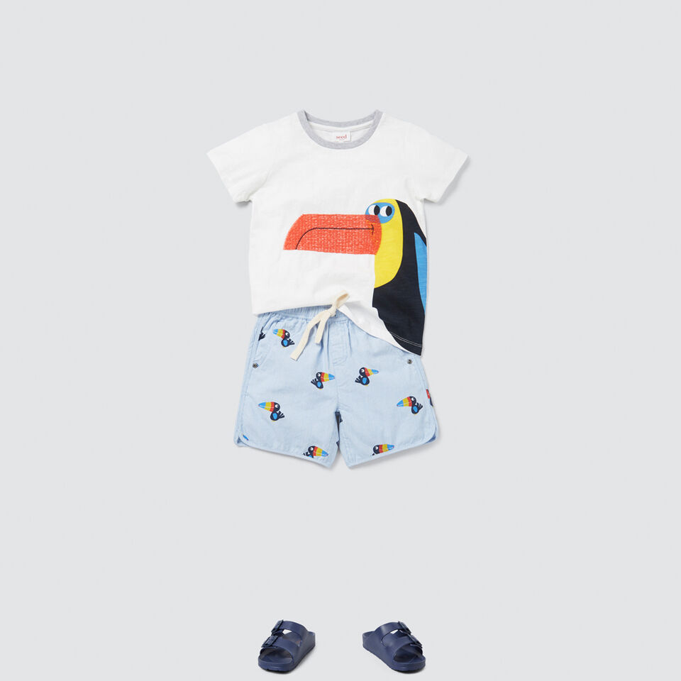 Puffin Stripe Short  