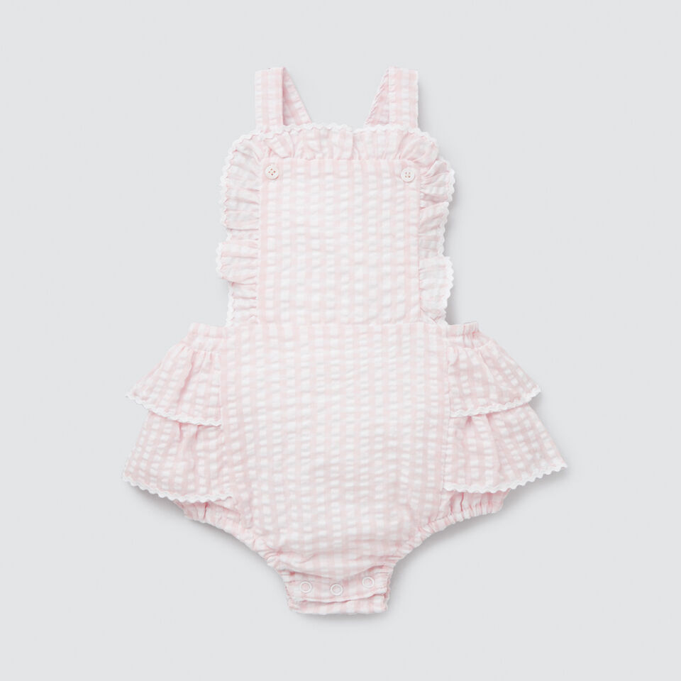 Gingham Romper  