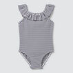 Stripe Frill Bather    hi-res