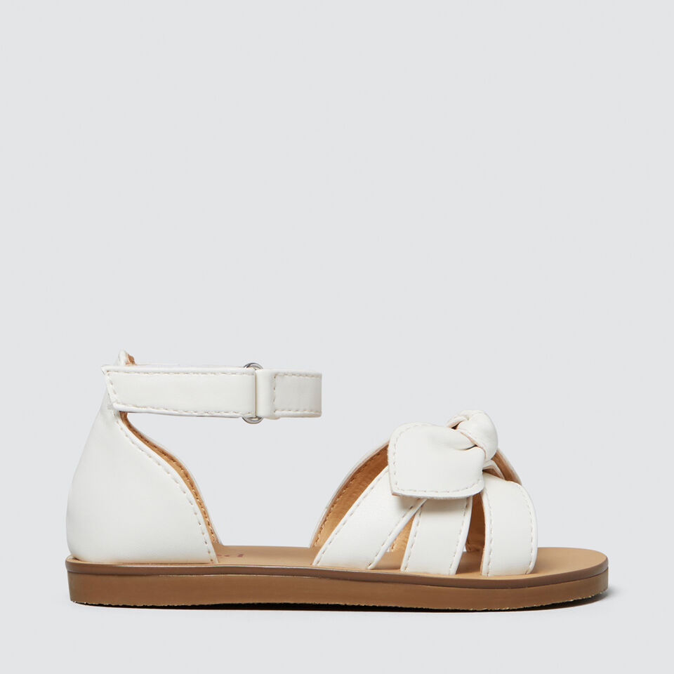 White Bow Sandal  1