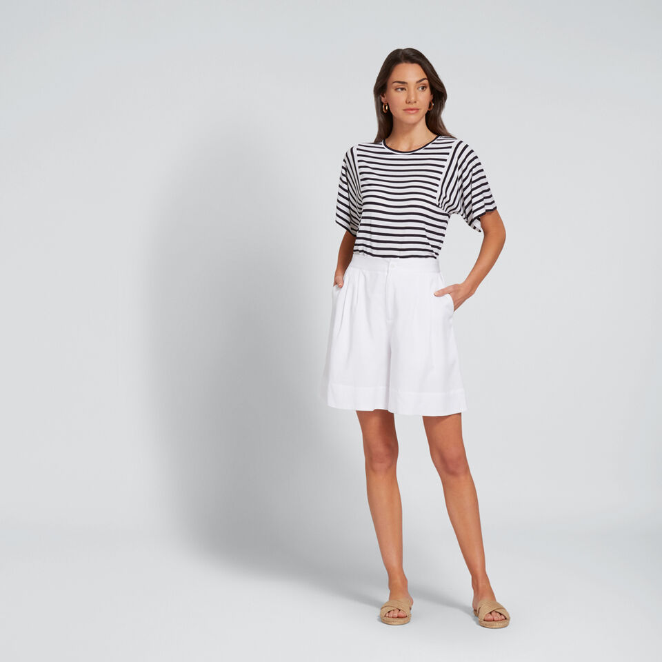Relaxed Stripey Tee  