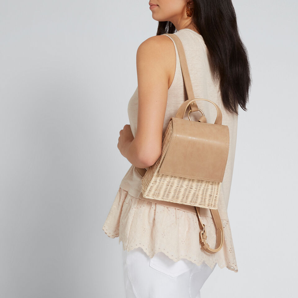 Wicker Backpack  