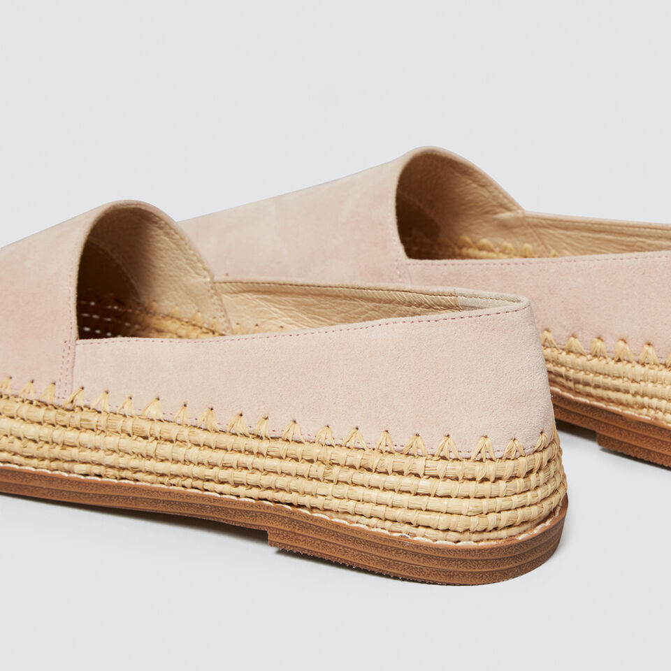 Elle Leather Flat  