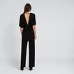 V-Neck Waisted Jumpsuit    hi-res