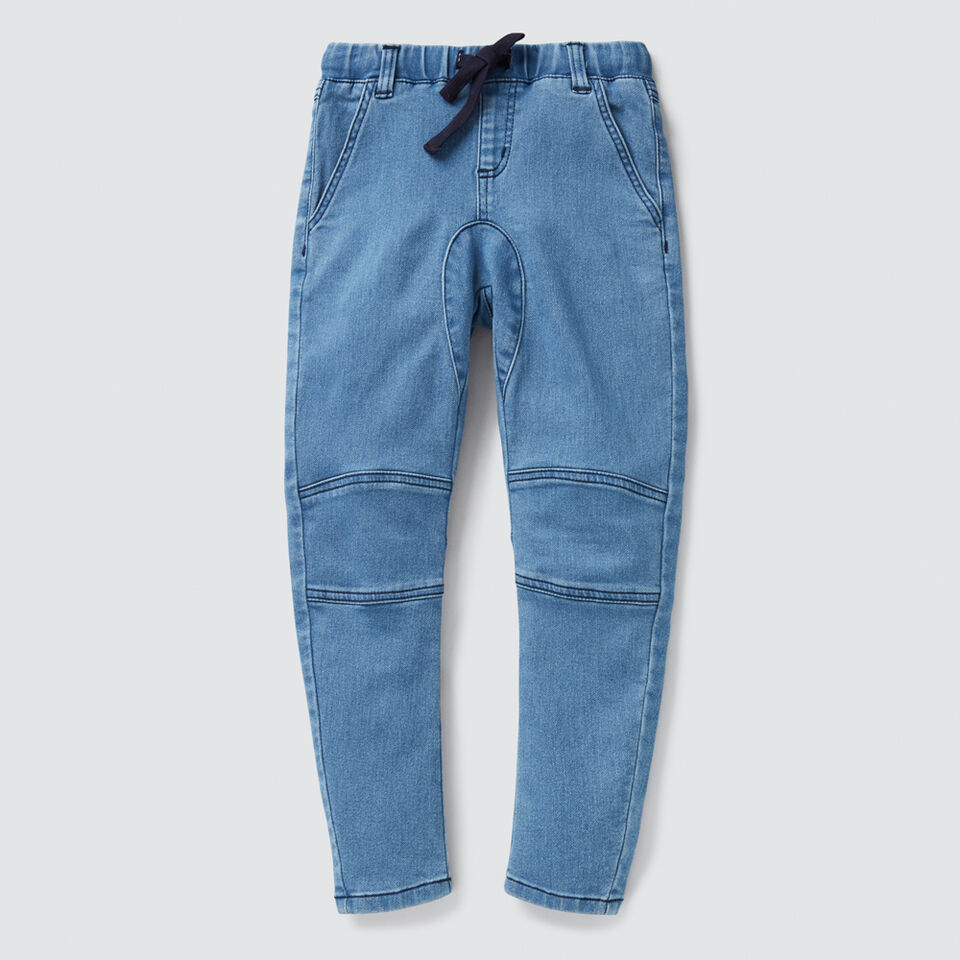 Knee Panel Denim Terry  