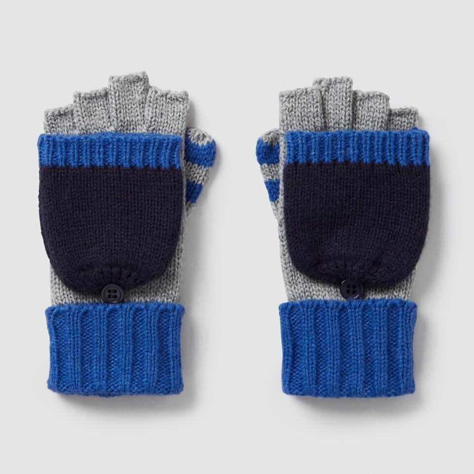 Colour Block Mittens  