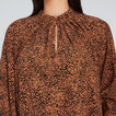 Pleated Collar Blouse    hi-res