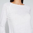 Raglan 3/4 Linen Top    hi-res