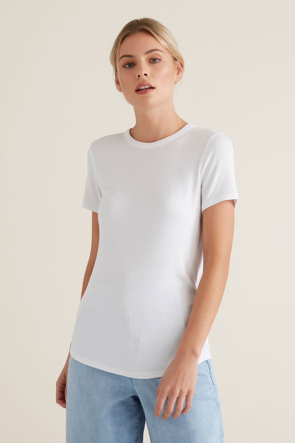 Basic Rib Tee  