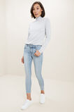 Classic Roll Neck Top  Light Ash Marle  hi-res