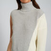 Colour Block Roll Neck    hi-res