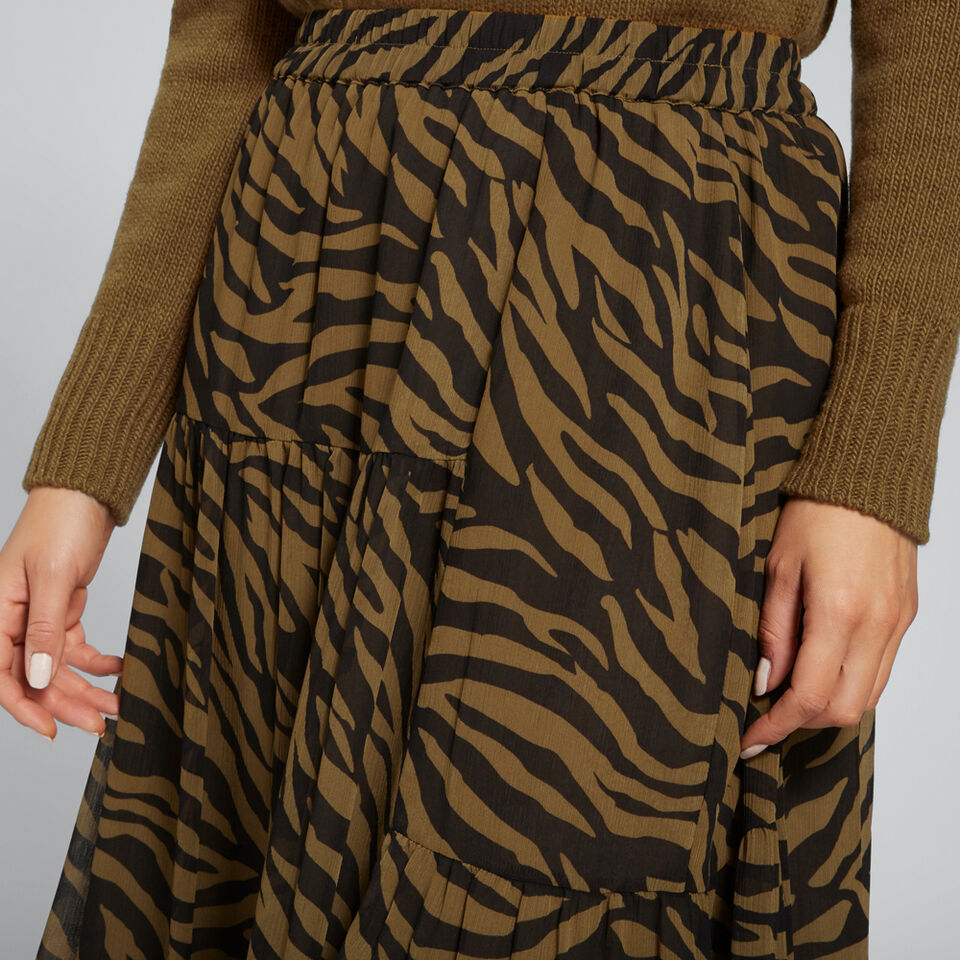 Zebra Print Skirt  