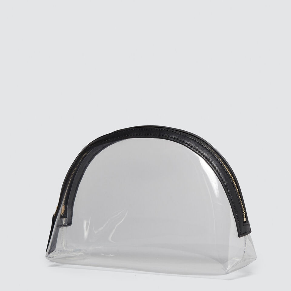 Large Clear Cosmetic Case  