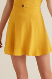 Linen Blend Flip Skirt    hi-res