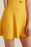 Linen Blend Flip Skirt    hi-res