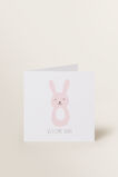 Small Bunny Card    hi-res