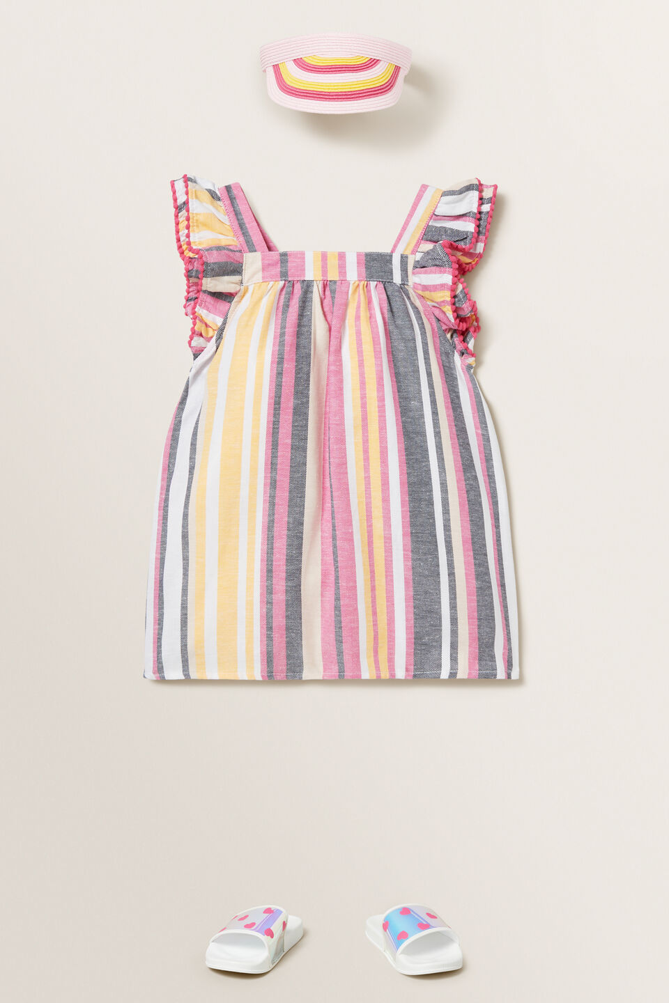 Stripe Tassel Dress  