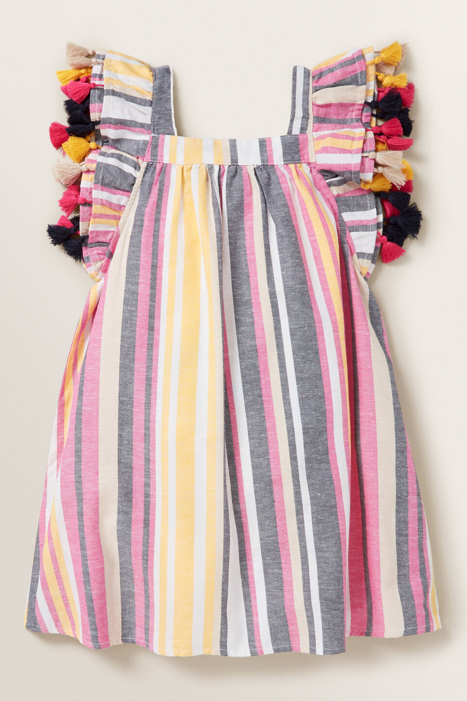 Stripe Tassel Dress  