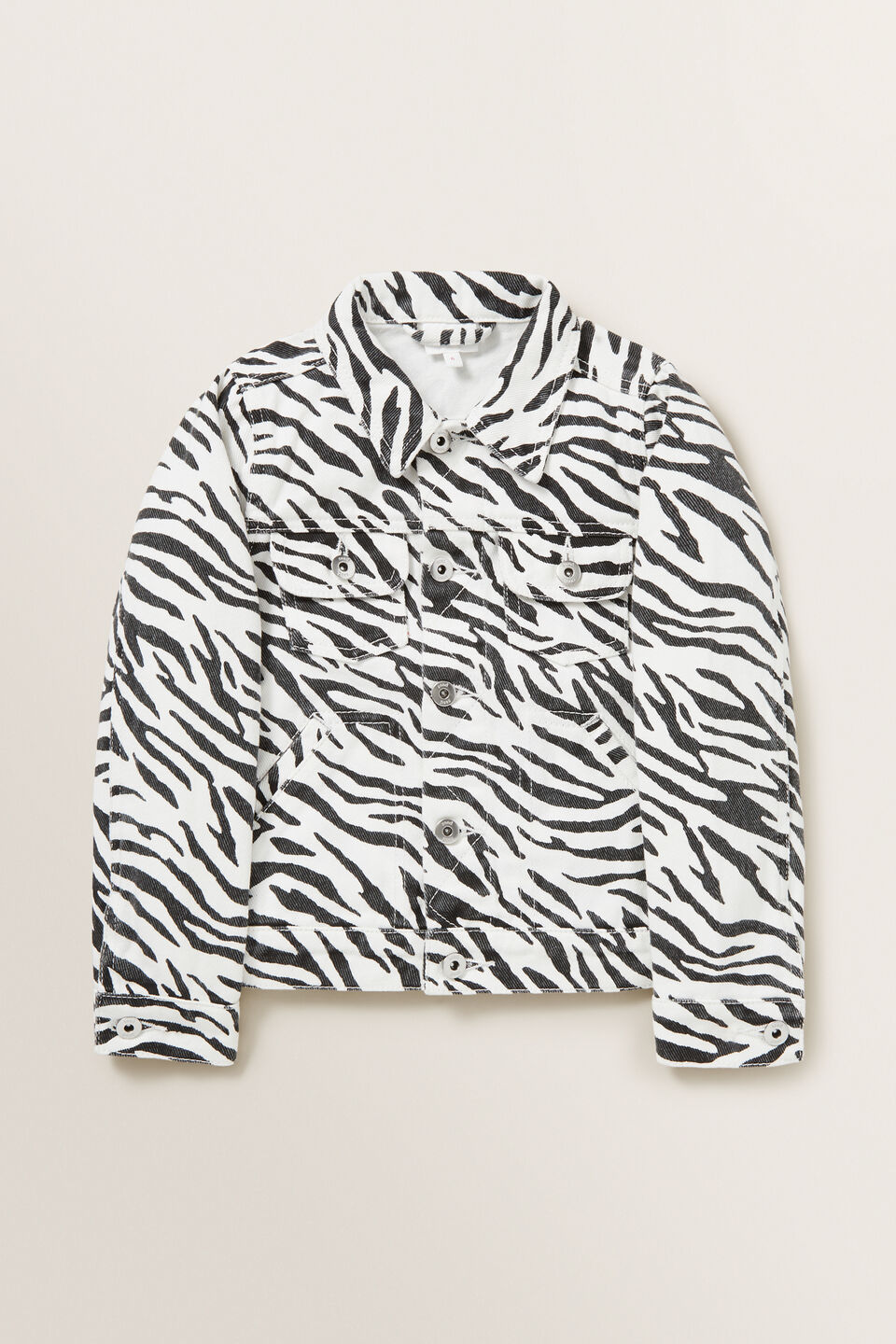 Zebra Denim Jacket  