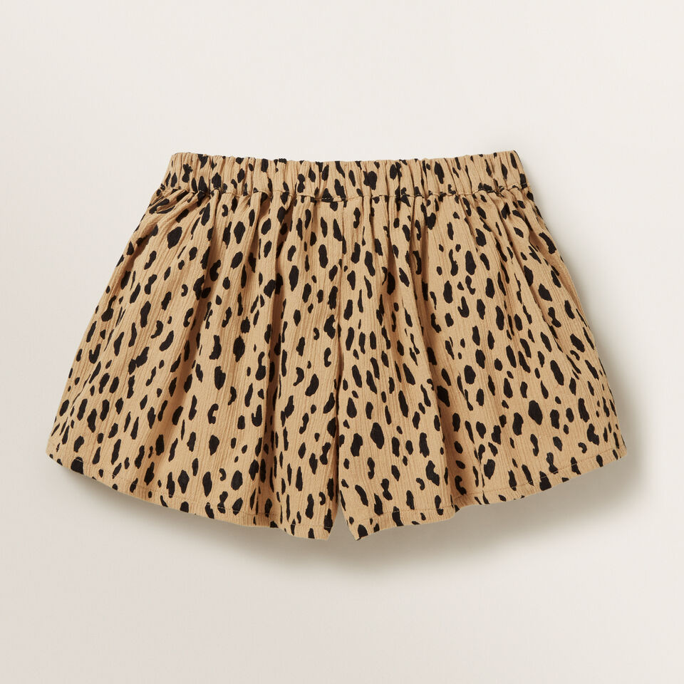 Ocelot Crinkle Shorts  