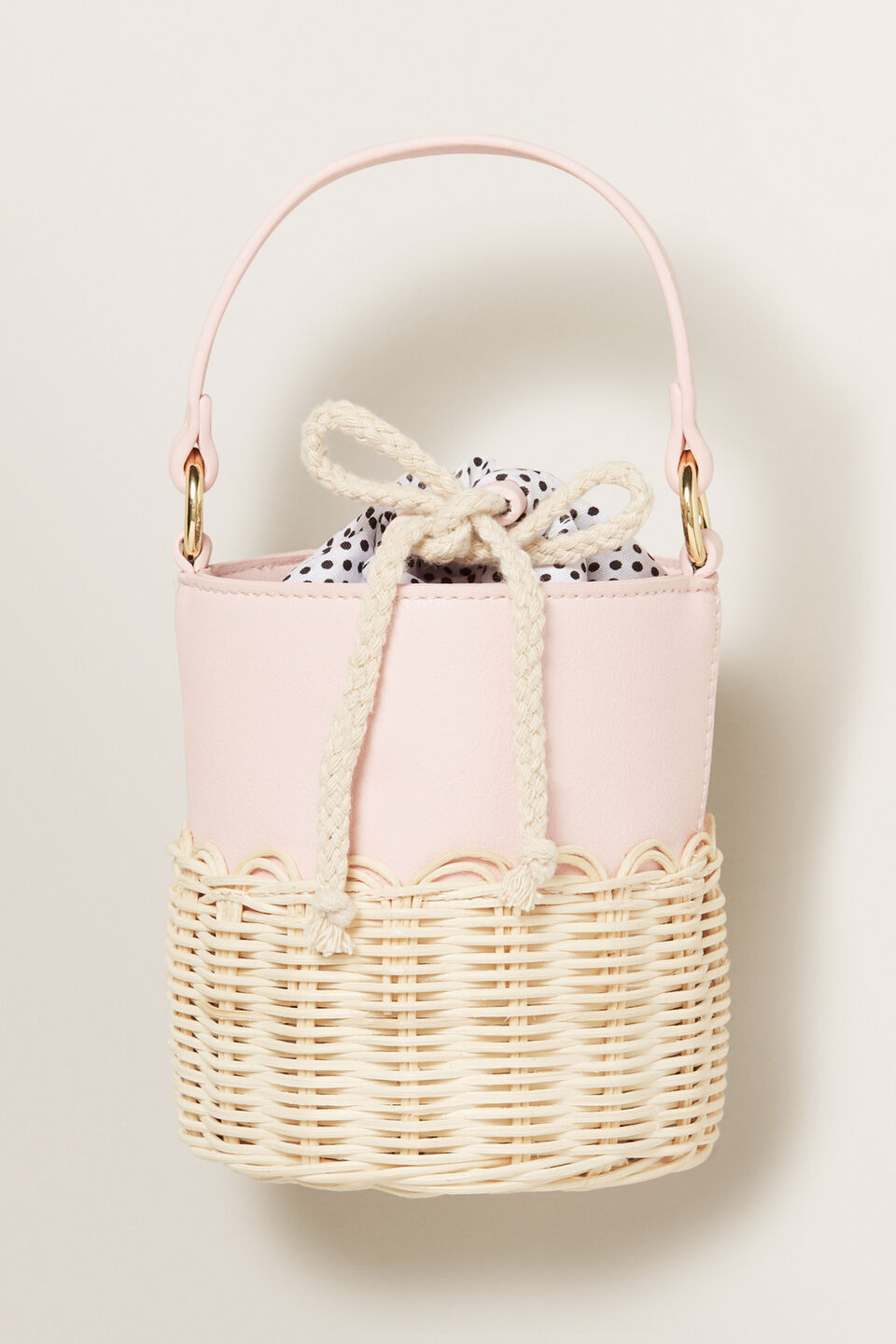 Spliced Wicker Basket  