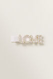 Diamante Love Duck Clip    hi-res