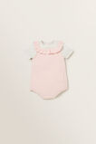 Frill Knitted Onesie    hi-res
