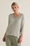 V Neck Rib Top    hi-res