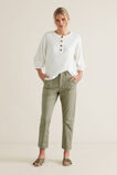 Blouson Sleeve Rib Top    hi-res